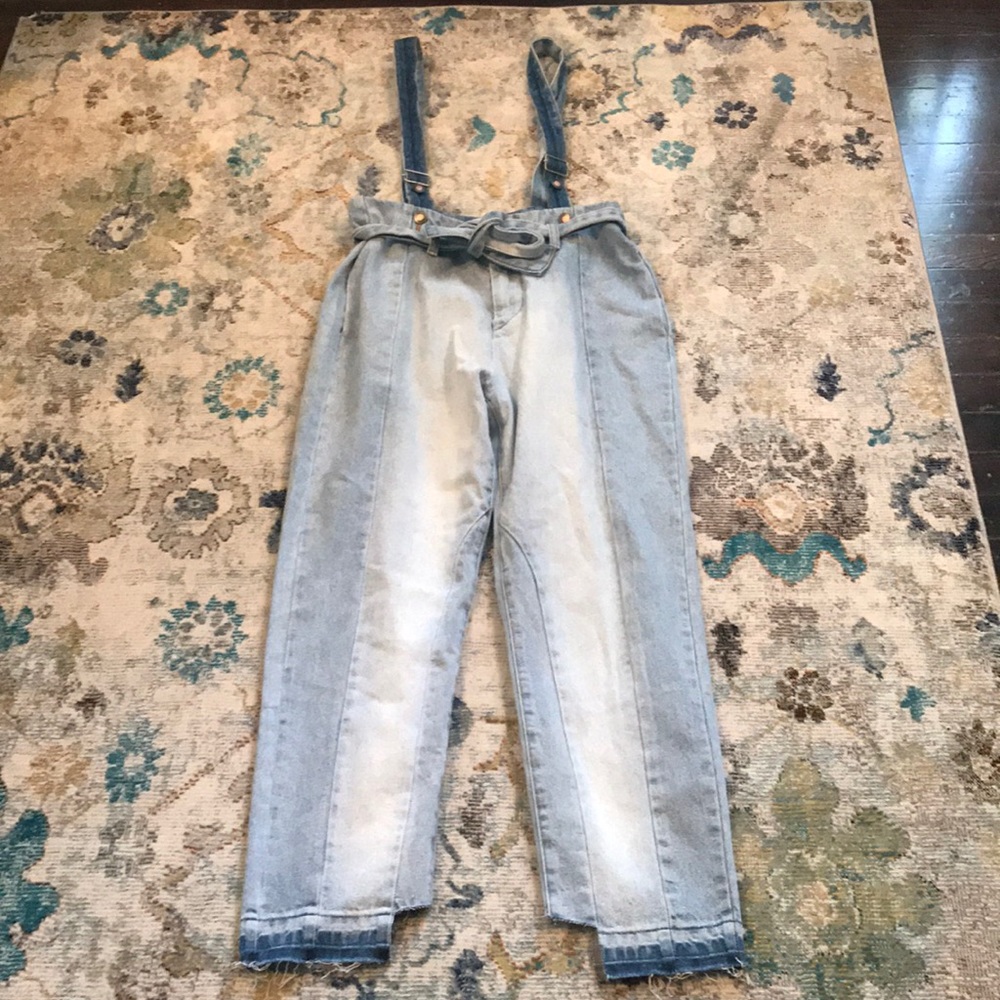 Forever 21 denim overalls